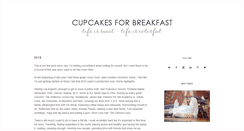 Desktop Screenshot of cupcakesforbreakfast.com